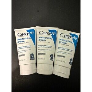 3 PACK CeraVe Moisturizing Cream 5FL OZ - Hydrating Skin Care for Dry Skin